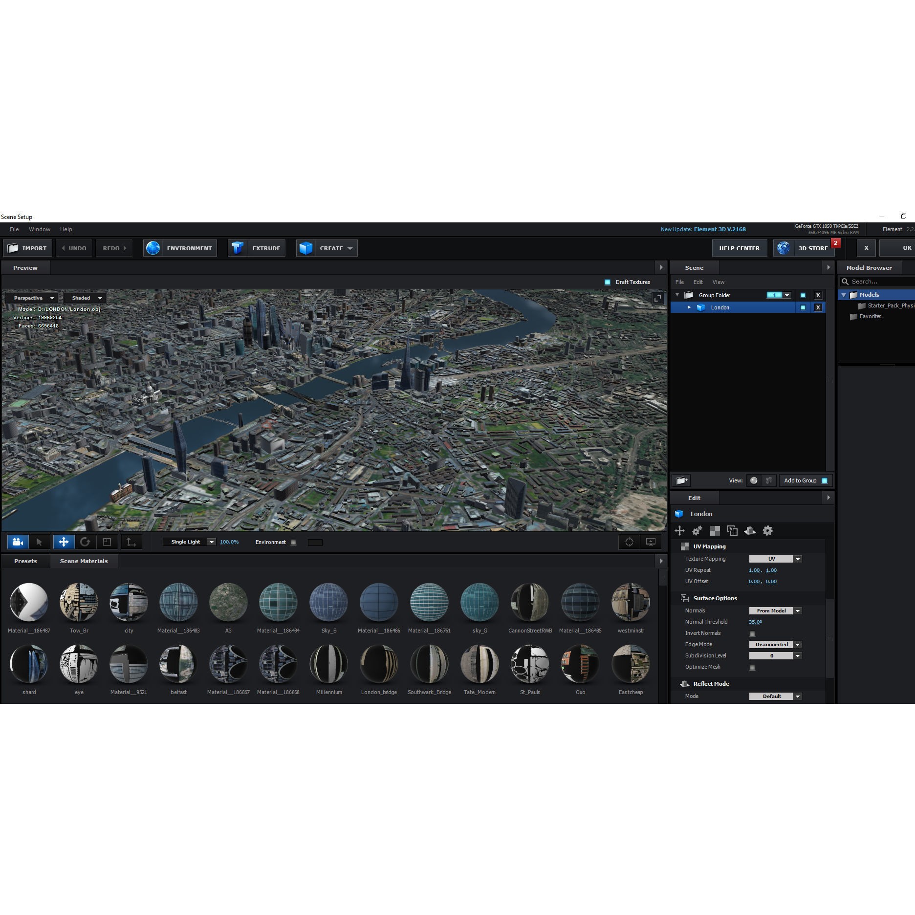 London and River Thames - Game-Ready 3D Model - View 44