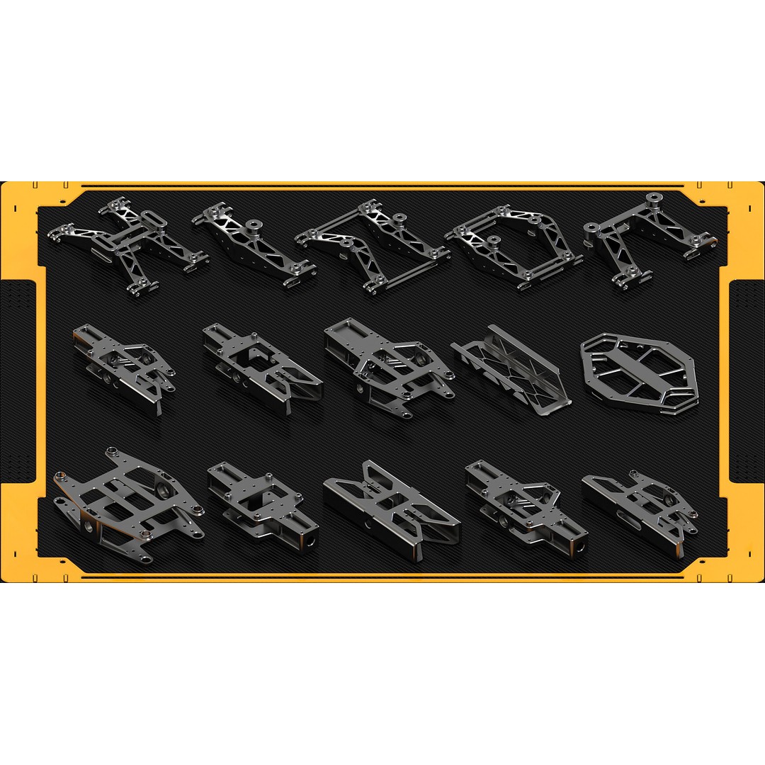 Sci-Fi Spaceship 3D Model – Hard Surface Kitbash, FBX/OBJ - View 16