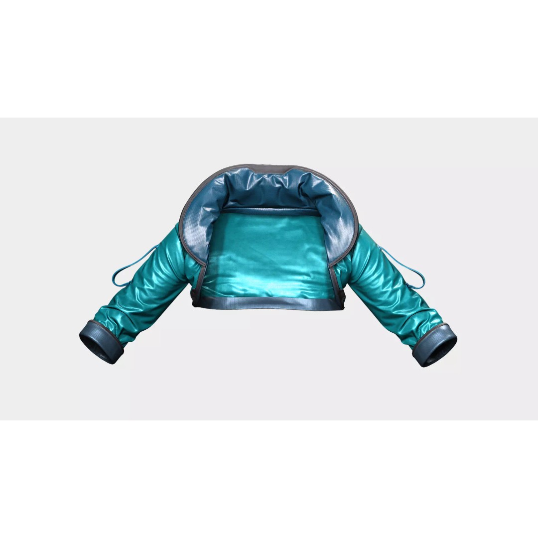 Space Explorer Jacket 3D Model – Low Poly Real-Time Outfit, FBX - View 5