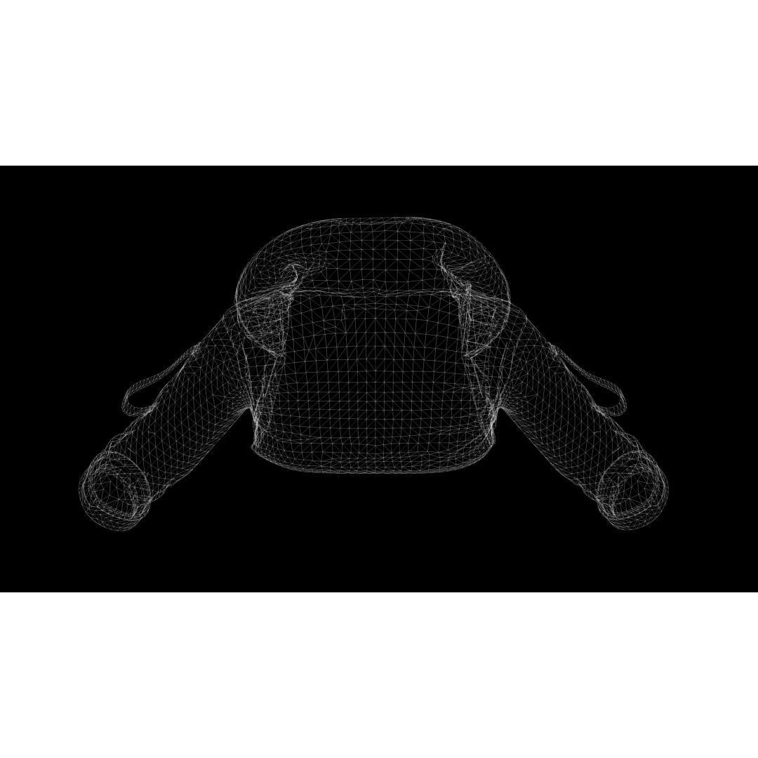 Space Explorer Jacket 3D Model – Low Poly Real-Time Outfit, FBX - View 9
