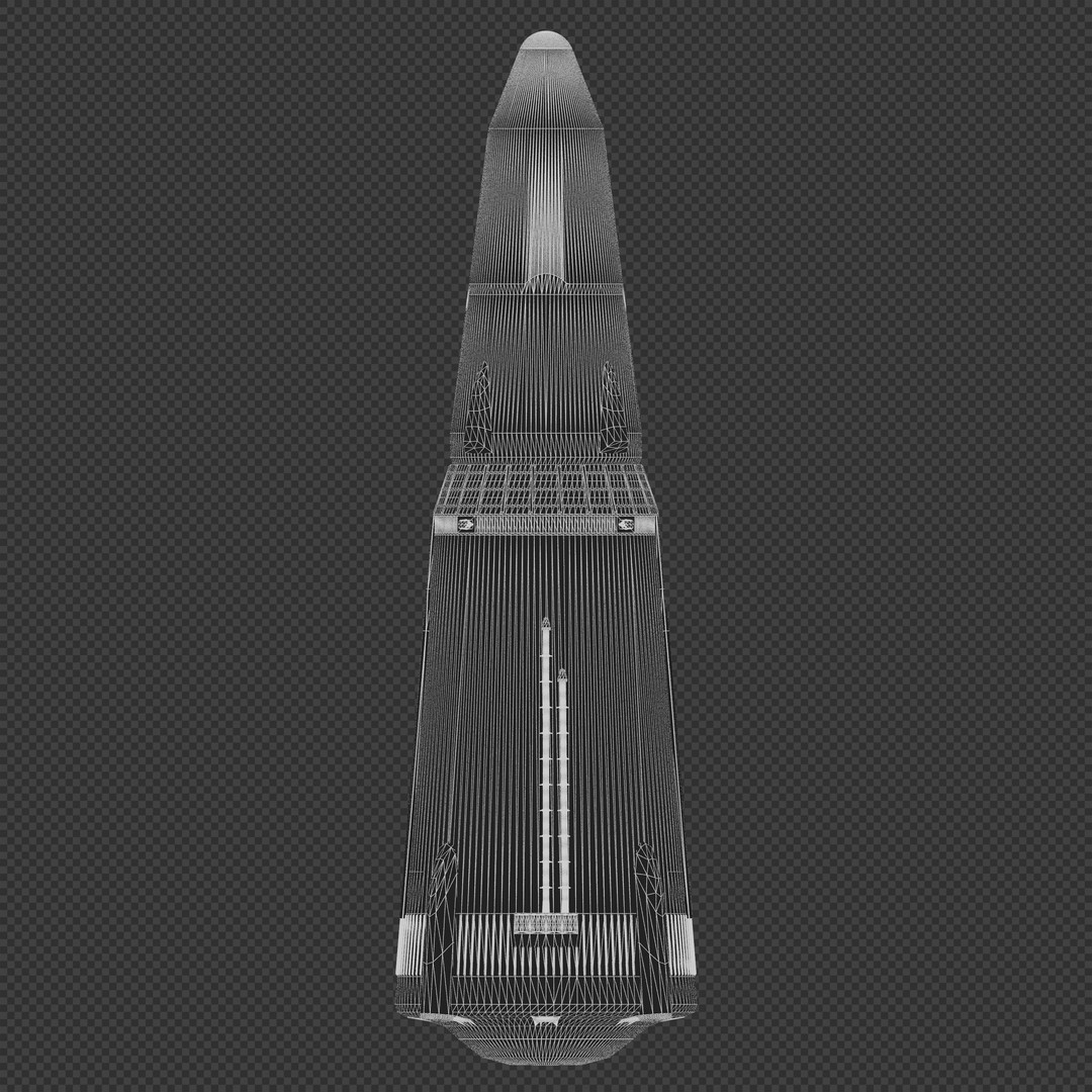 Ariane X Rocket 3D Model – Fully-Reusable Spacecraft, Blender, FBX
