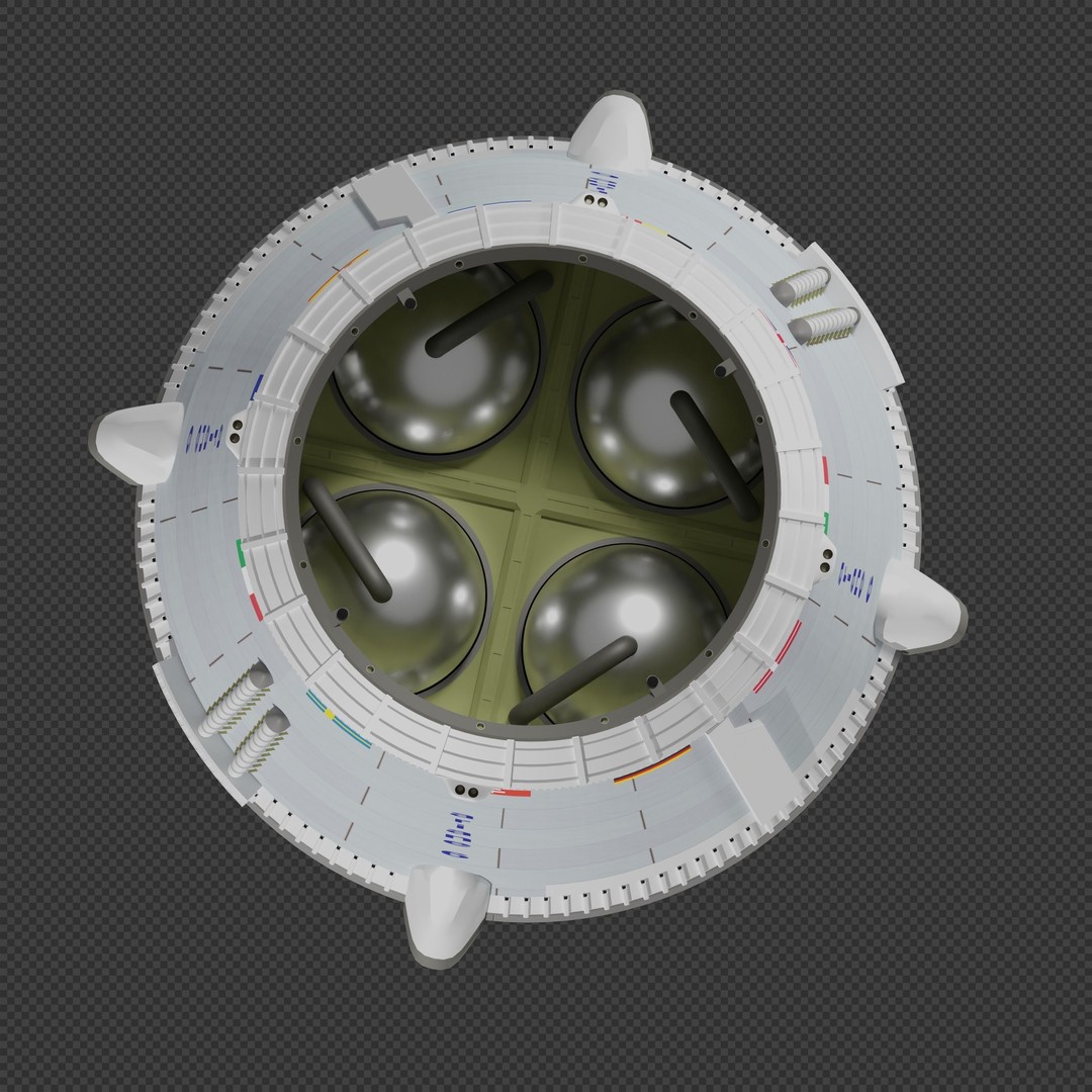 Ariane X Rocket 3D Model – Fully-Reusable Spacecraft, Blender, FBX - View 8