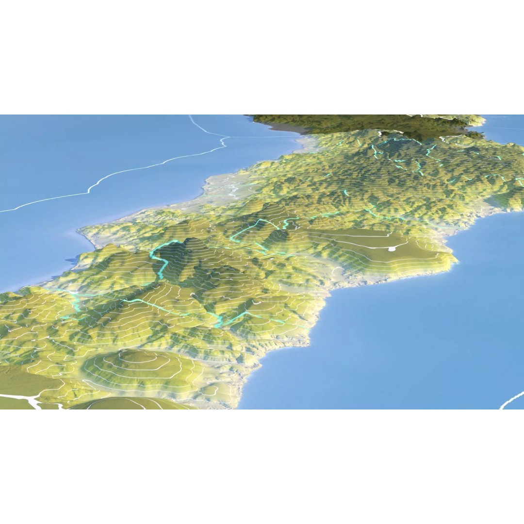East Timor Map 3D Model – Realistic 8K Satellite Terrain, FBX, OBJ - View 19