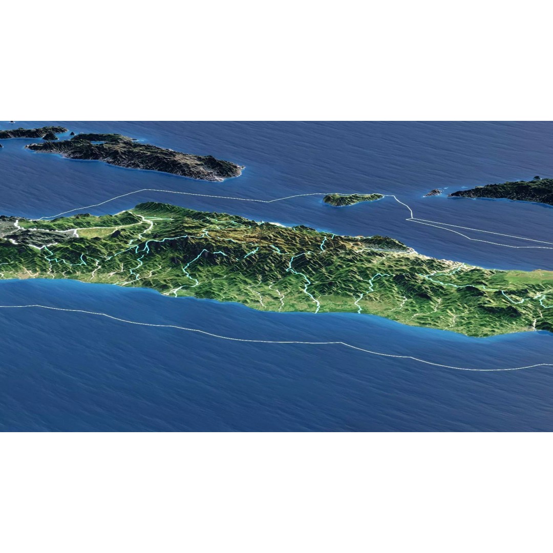 East Timor Map 3D Model – Realistic 8K Satellite Terrain, FBX, OBJ - View 6