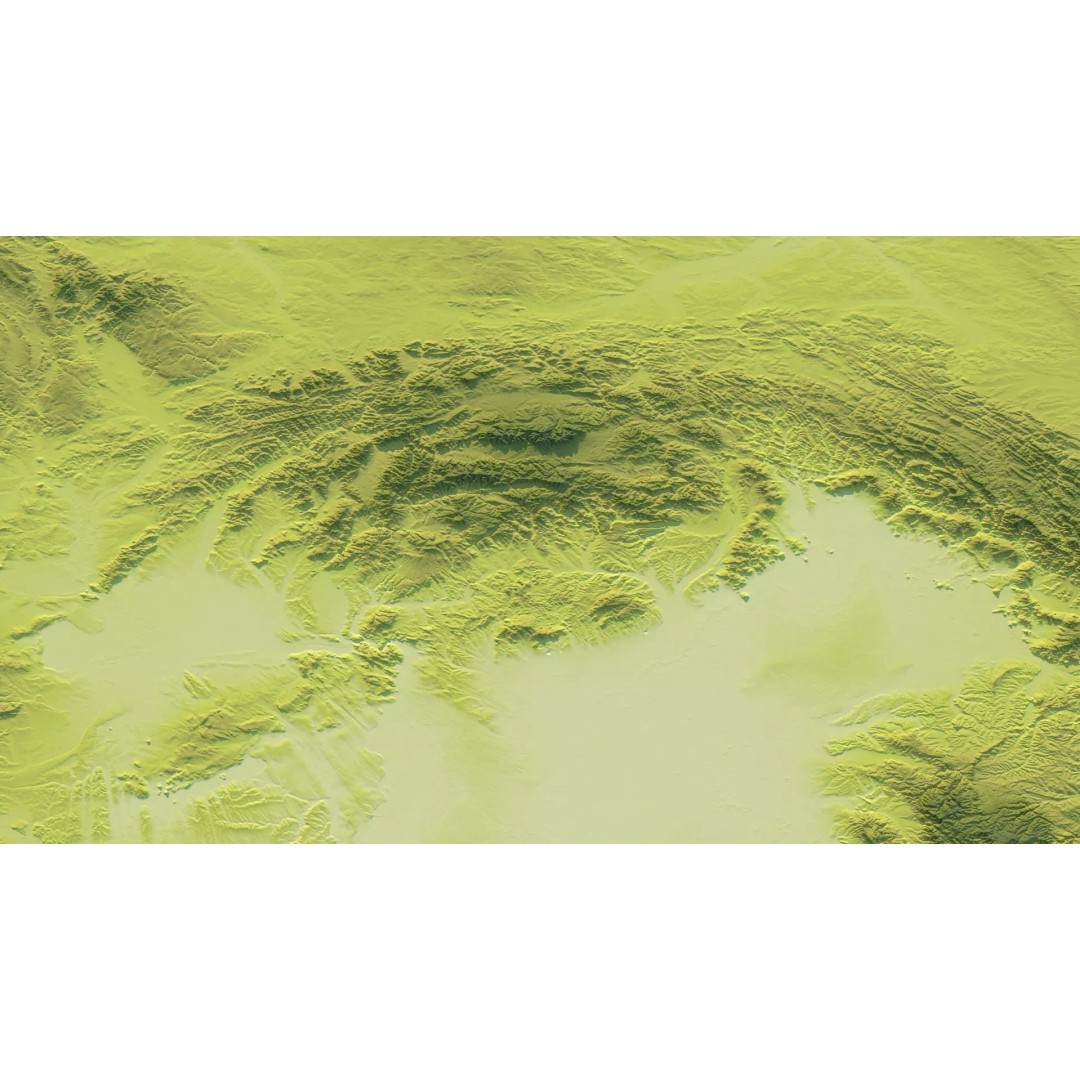 Slovakia Map 3D Model – Realistic Satellite Terrain, 14K Textures - View 12