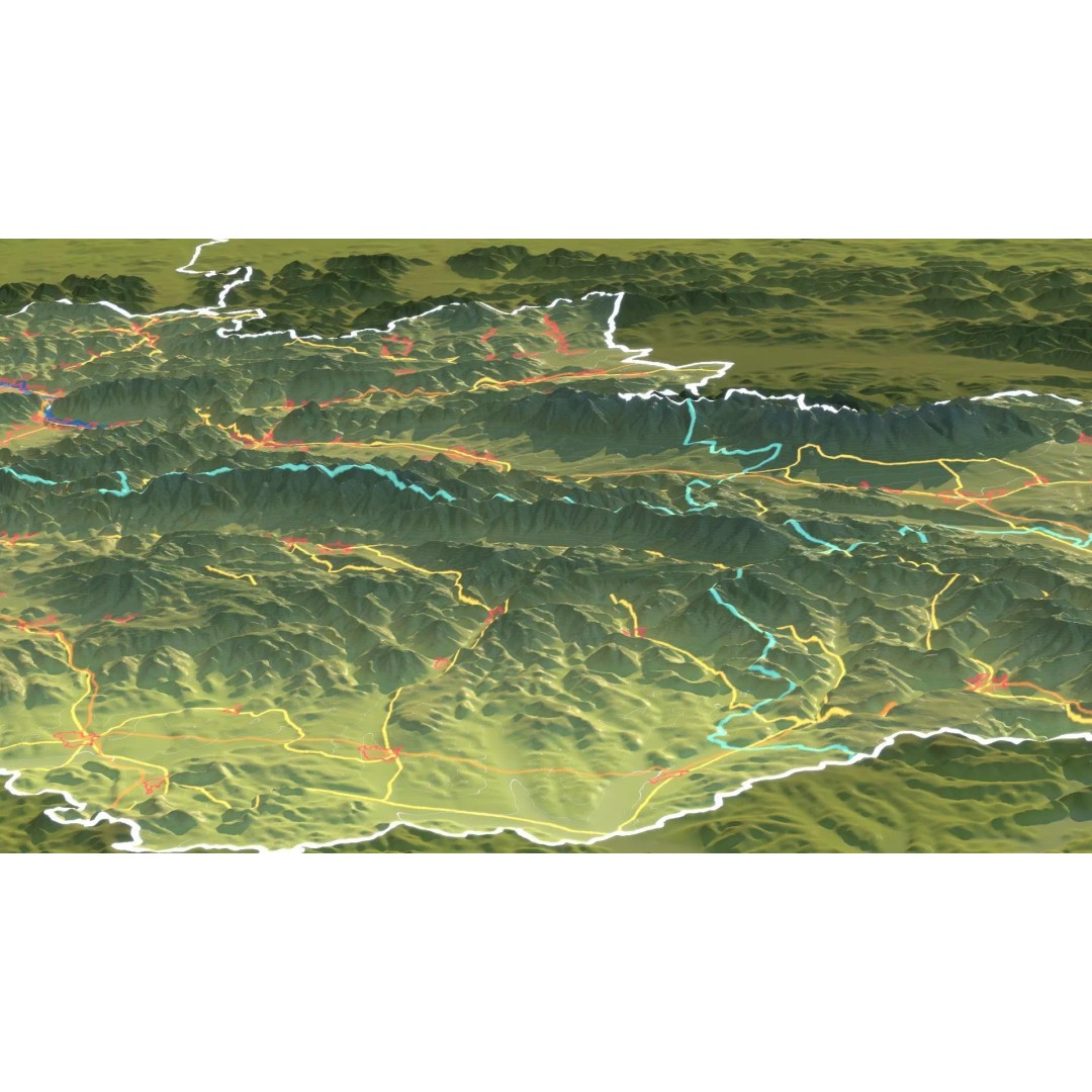 Slovakia Map 3D Model – Realistic Satellite Terrain, 14K Textures - View 15
