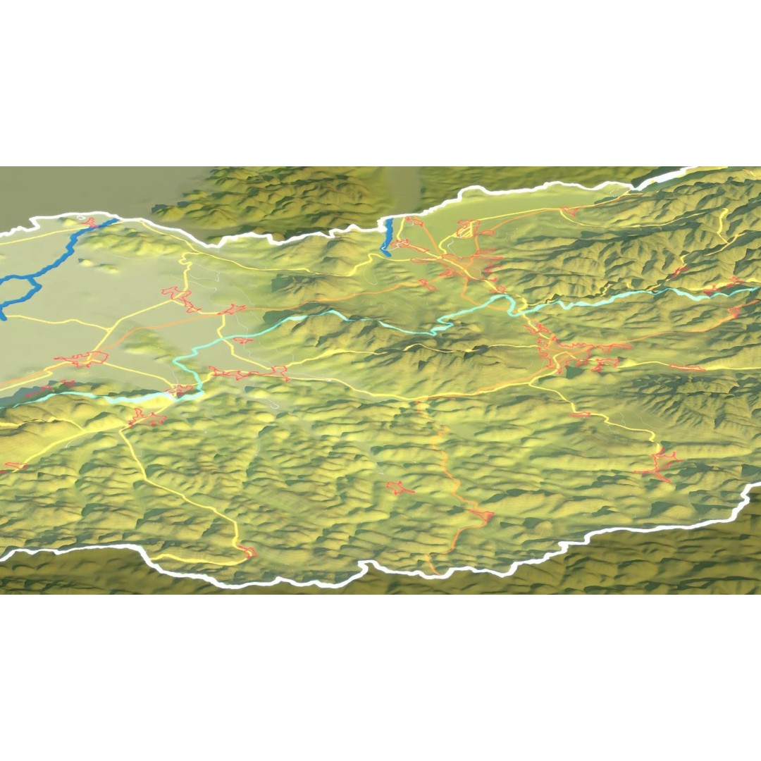 Slovakia Map 3D Model – Realistic Satellite Terrain, 14K Textures - View 17