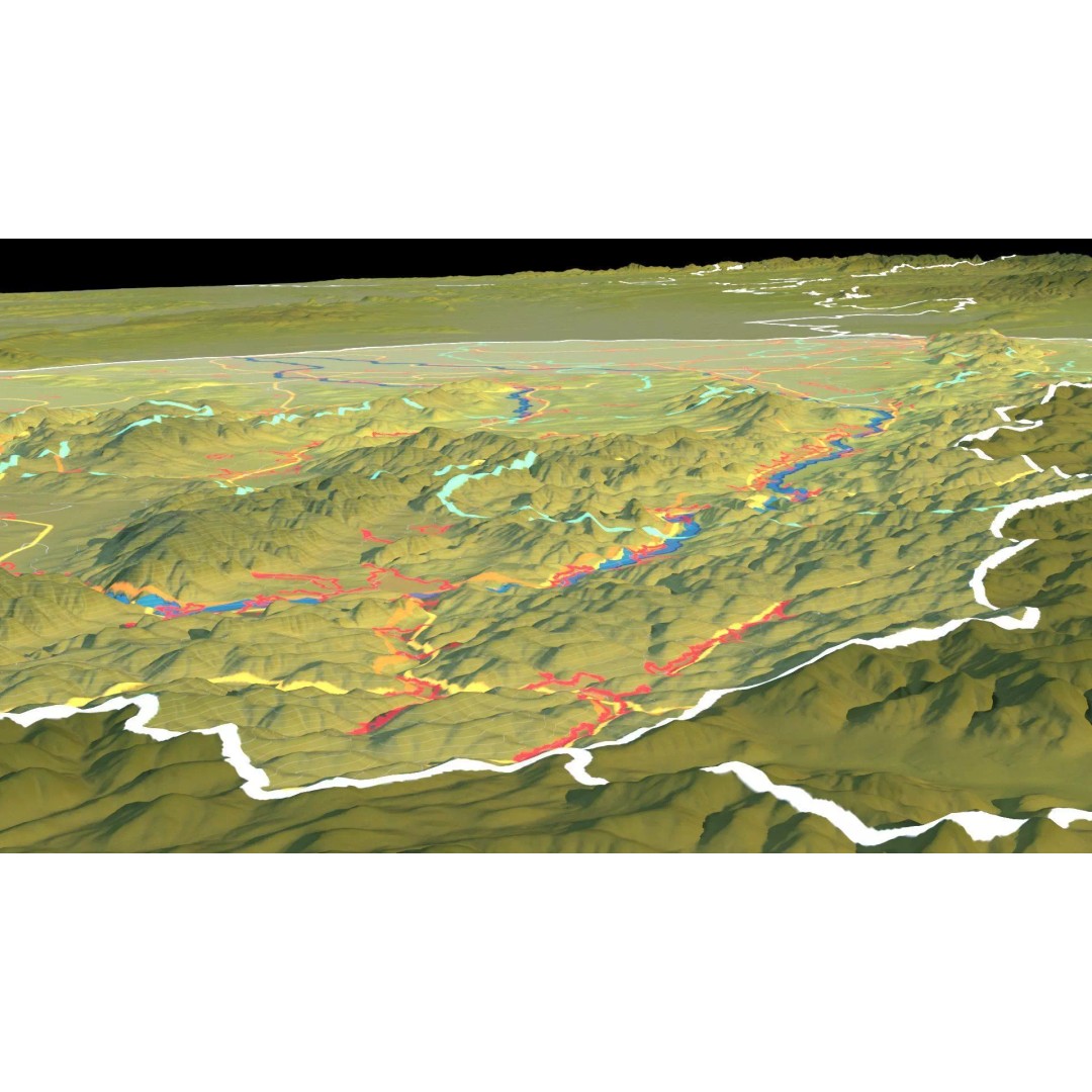 Slovakia Map 3D Model – Realistic Satellite Terrain, 14K Textures - View 18