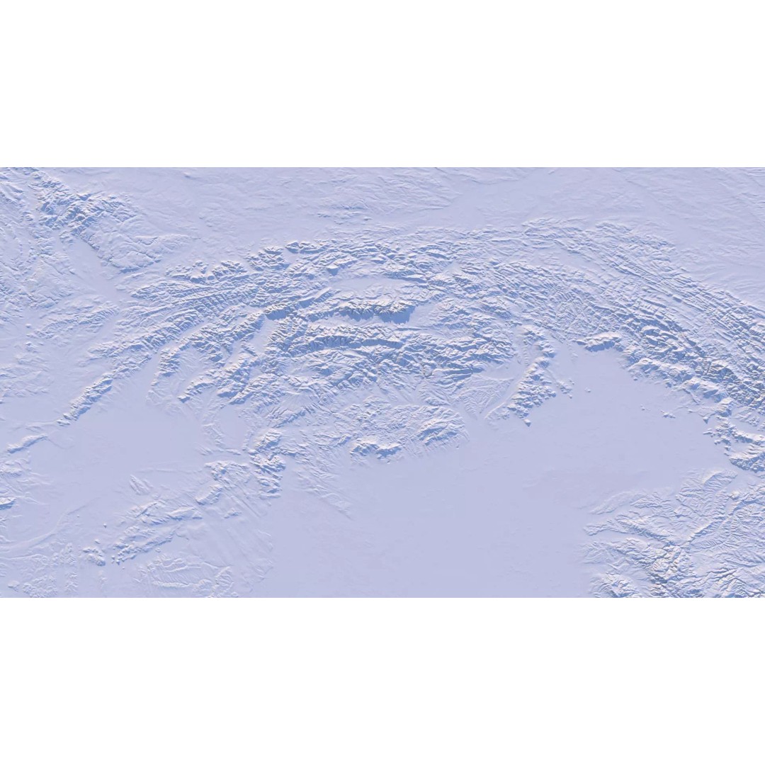 Slovakia Map 3D Model – Realistic Satellite Terrain, 14K Textures - View 21