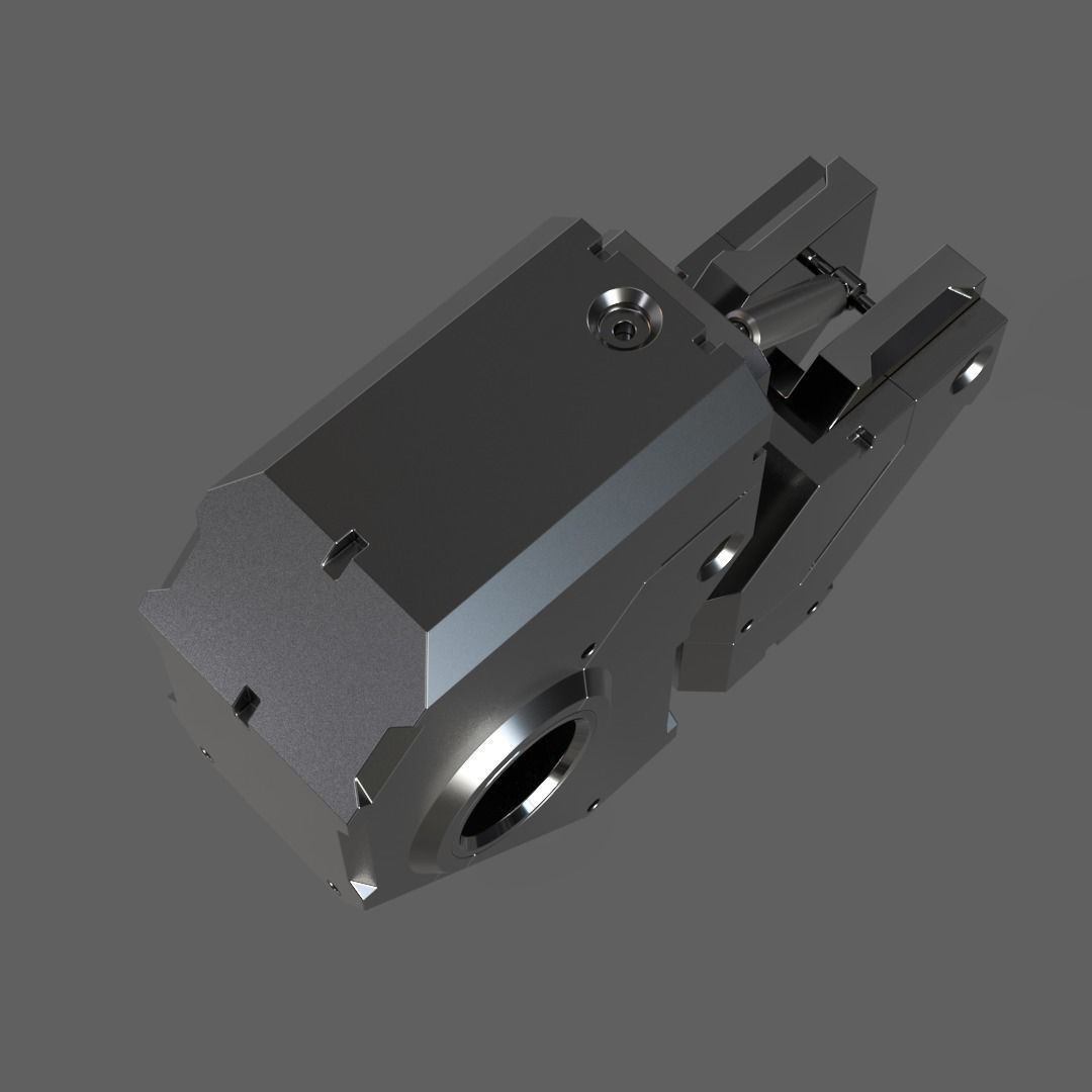 Mecha Details Kit-Bash 3D Model – Unique Mechanical Designs, OBJ & FBX - View 10