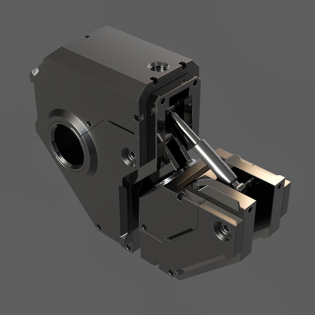 Mecha Details Kit-Bash 3D Model – Unique Mechanical Designs, OBJ & FBX - View 11