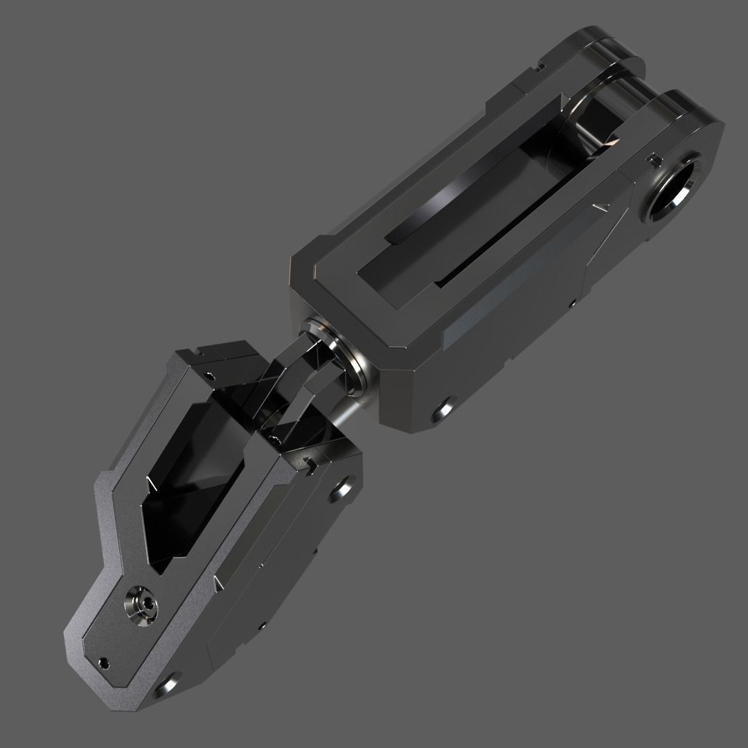 Mecha Details Kit-Bash 3D Model – Unique Mechanical Designs, OBJ & FBX - View 15