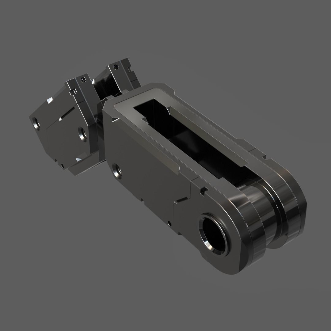 Mecha Details Kit-Bash 3D Model – Unique Mechanical Designs, OBJ & FBX - View 16
