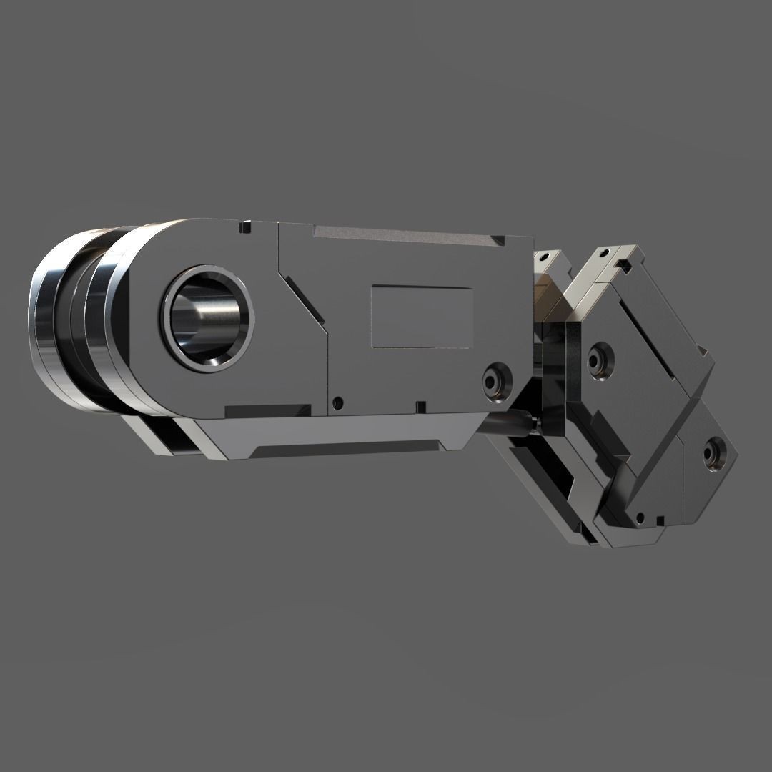 Mecha Details Kit-Bash 3D Model – Unique Mechanical Designs, OBJ & FBX - View 17