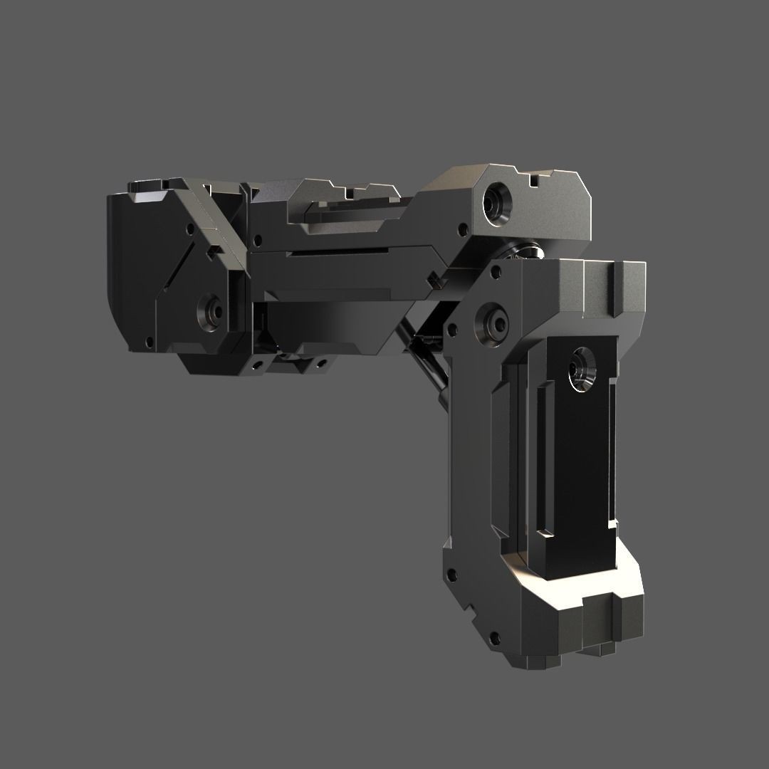 Mecha Details Kit-Bash 3D Model – Unique Mechanical Designs, OBJ & FBX - View 19