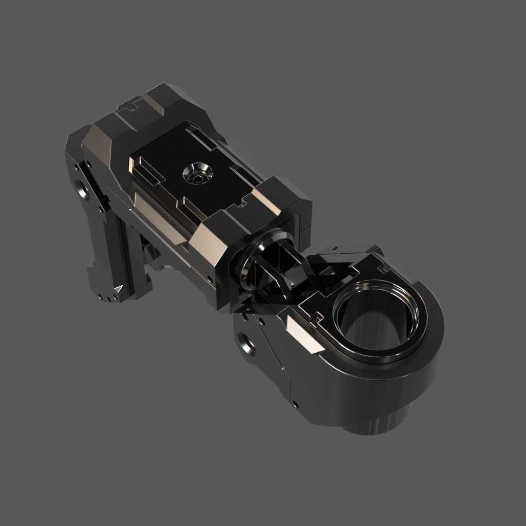 Mecha Details Kit-Bash 3D Model – Unique Mechanical Designs, OBJ & FBX - View 21