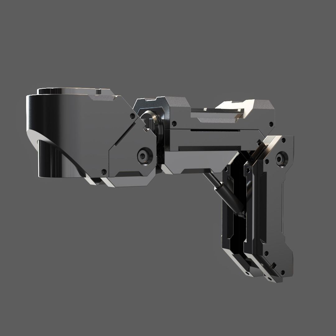 Mecha Details Kit-Bash 3D Model – Unique Mechanical Designs, OBJ & FBX - View 22
