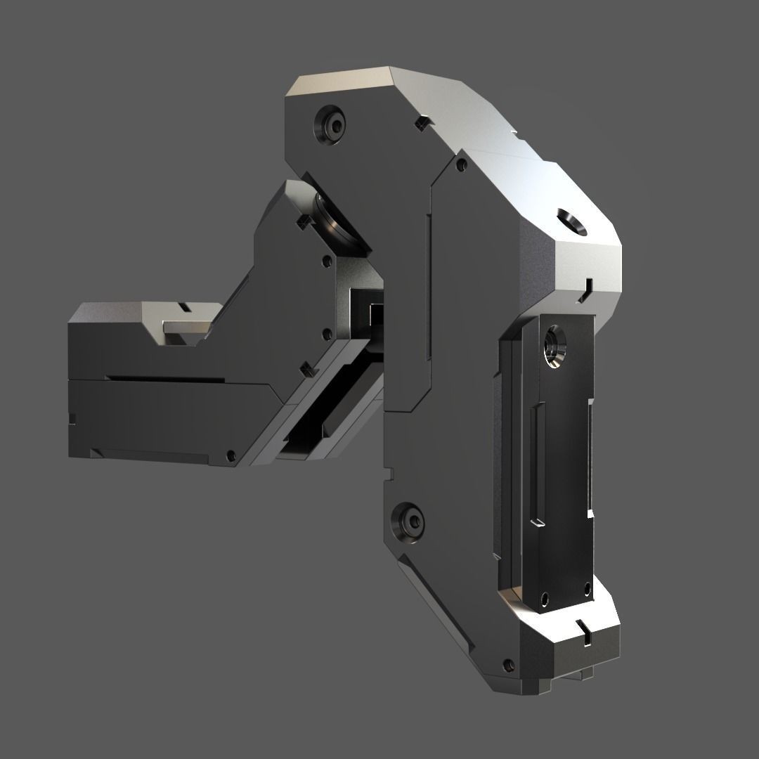 Mecha Details Kit-Bash 3D Model – Unique Mechanical Designs, OBJ & FBX - View 24