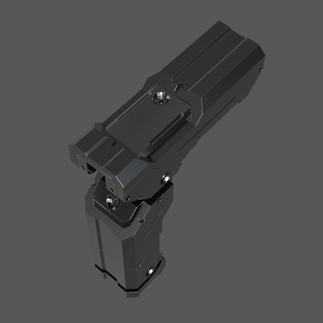 Mecha Details Kit-Bash 3D Model – Unique Mechanical Designs, OBJ & FBX - View 30