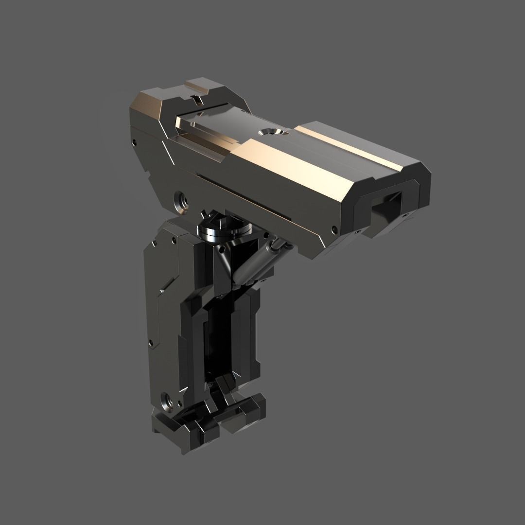 Mecha Details Kit-Bash 3D Model – Unique Mechanical Designs, OBJ & FBX - View 31
