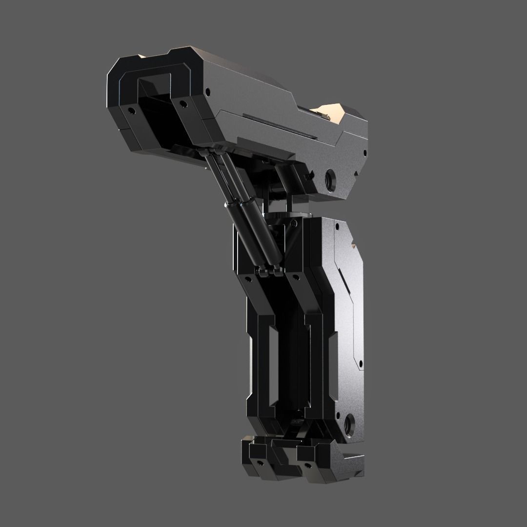 Mecha Details Kit-Bash 3D Model – Unique Mechanical Designs, OBJ & FBX - View 32