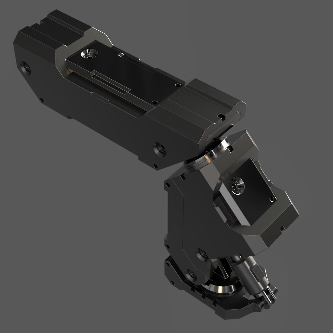 Mecha Details Kit-Bash 3D Model – Unique Mechanical Designs, OBJ & FBX - View 35