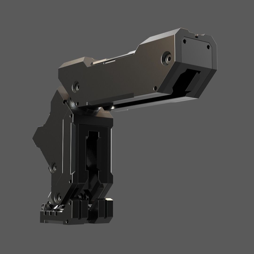 Mecha Details Kit-Bash 3D Model – Unique Mechanical Designs, OBJ & FBX - View 37