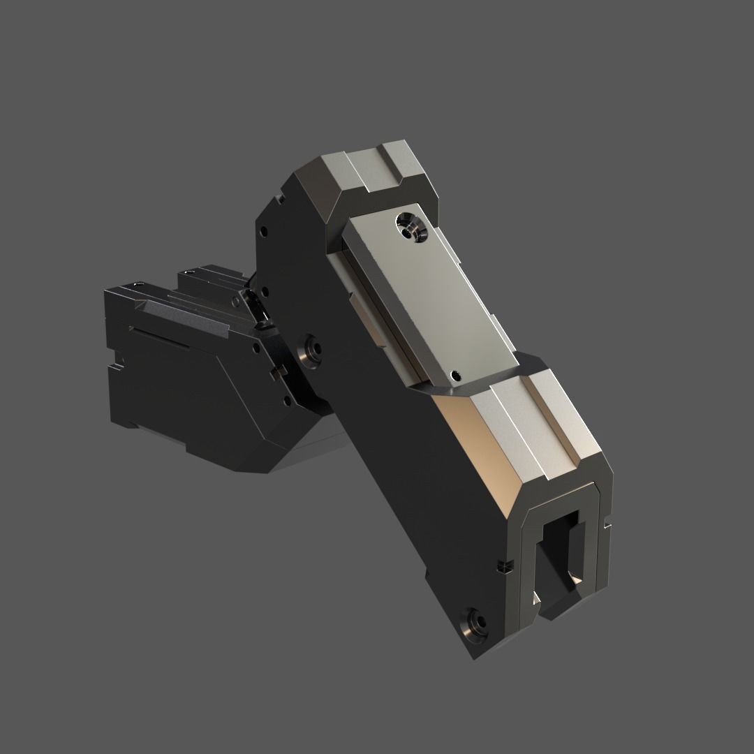 Mecha Details Kit-Bash 3D Model – Unique Mechanical Designs, OBJ & FBX - View 38