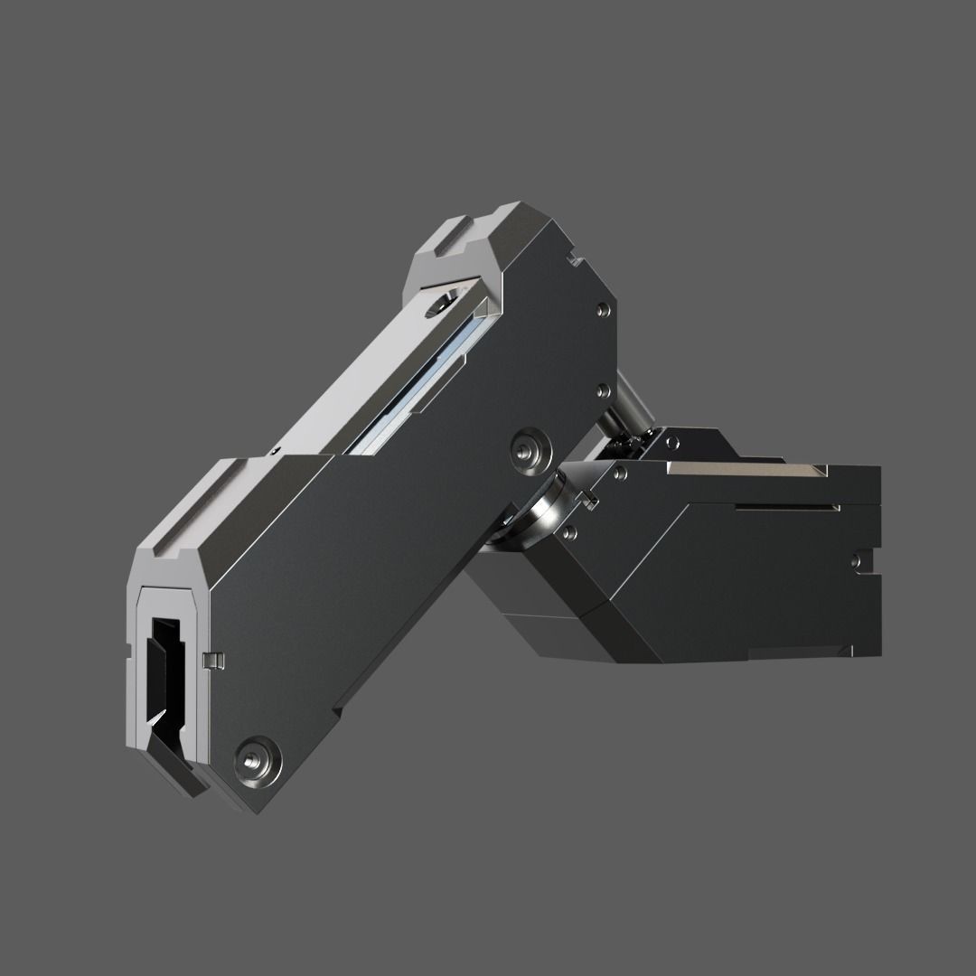 Mecha Details Kit-Bash 3D Model – Unique Mechanical Designs, OBJ & FBX - View 39