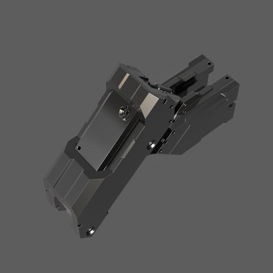 Mecha Details Kit-Bash 3D Model – Unique Mechanical Designs, OBJ & FBX - View 40