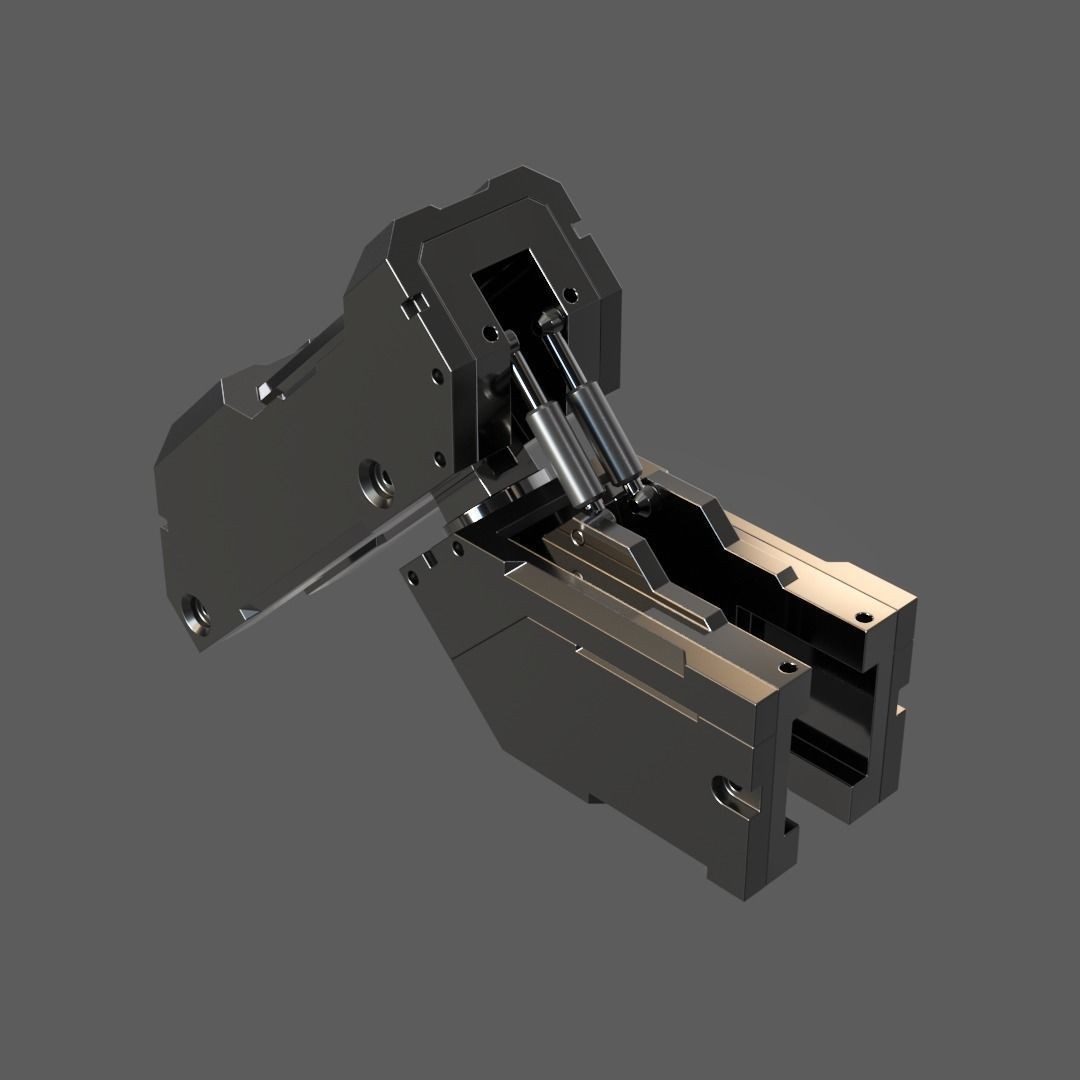 Mecha Details Kit-Bash 3D Model – Unique Mechanical Designs, OBJ & FBX - View 41