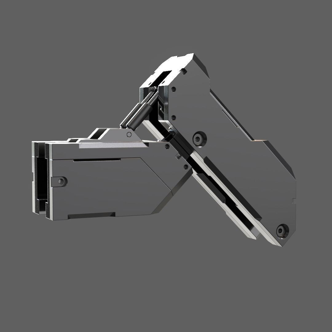 Mecha Details Kit-Bash 3D Model – Unique Mechanical Designs, OBJ & FBX - View 42