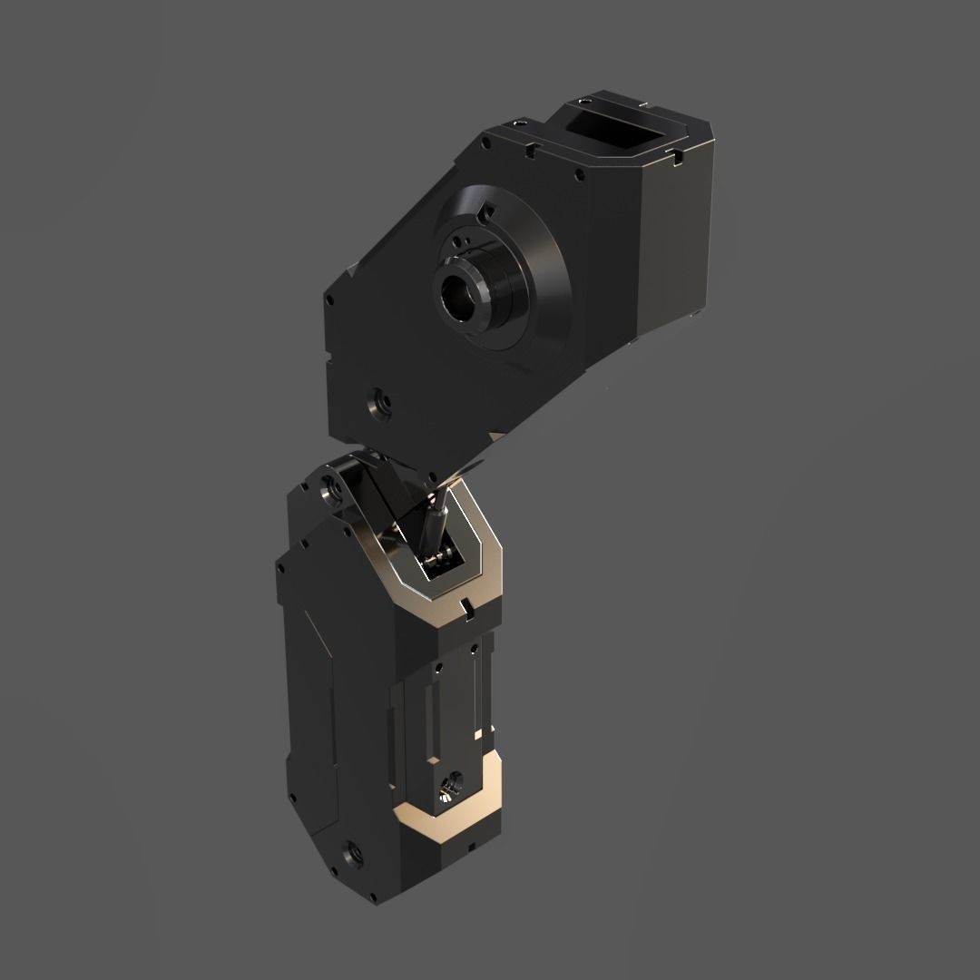 Mecha Details Kit-Bash 3D Model – Unique Mechanical Designs, OBJ & FBX - View 43