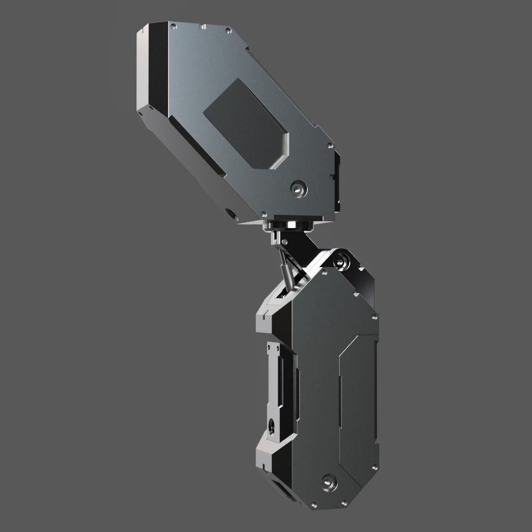 Mecha Details Kit-Bash 3D Model – Unique Mechanical Designs, OBJ & FBX - View 44