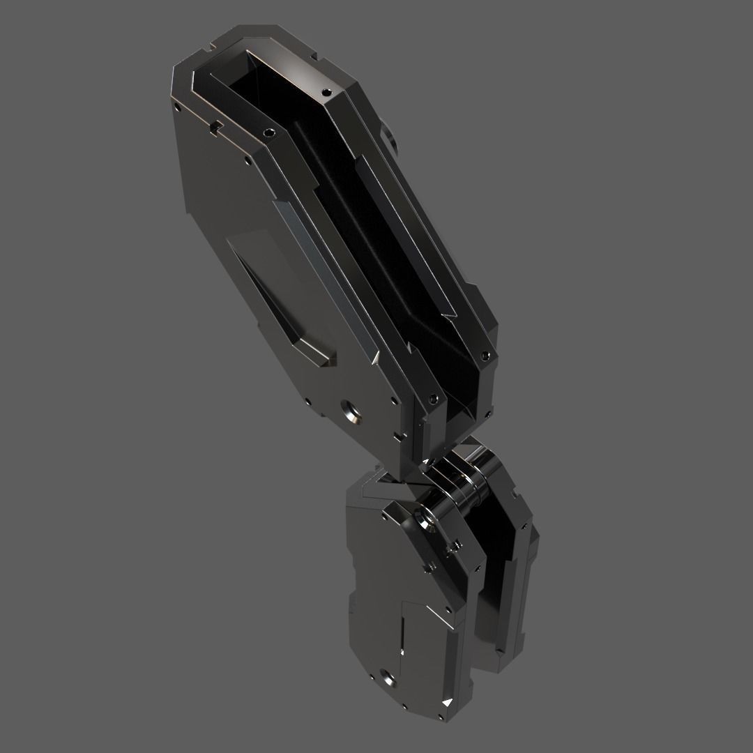 Mecha Details Kit-Bash 3D Model – Unique Mechanical Designs, OBJ & FBX - View 46