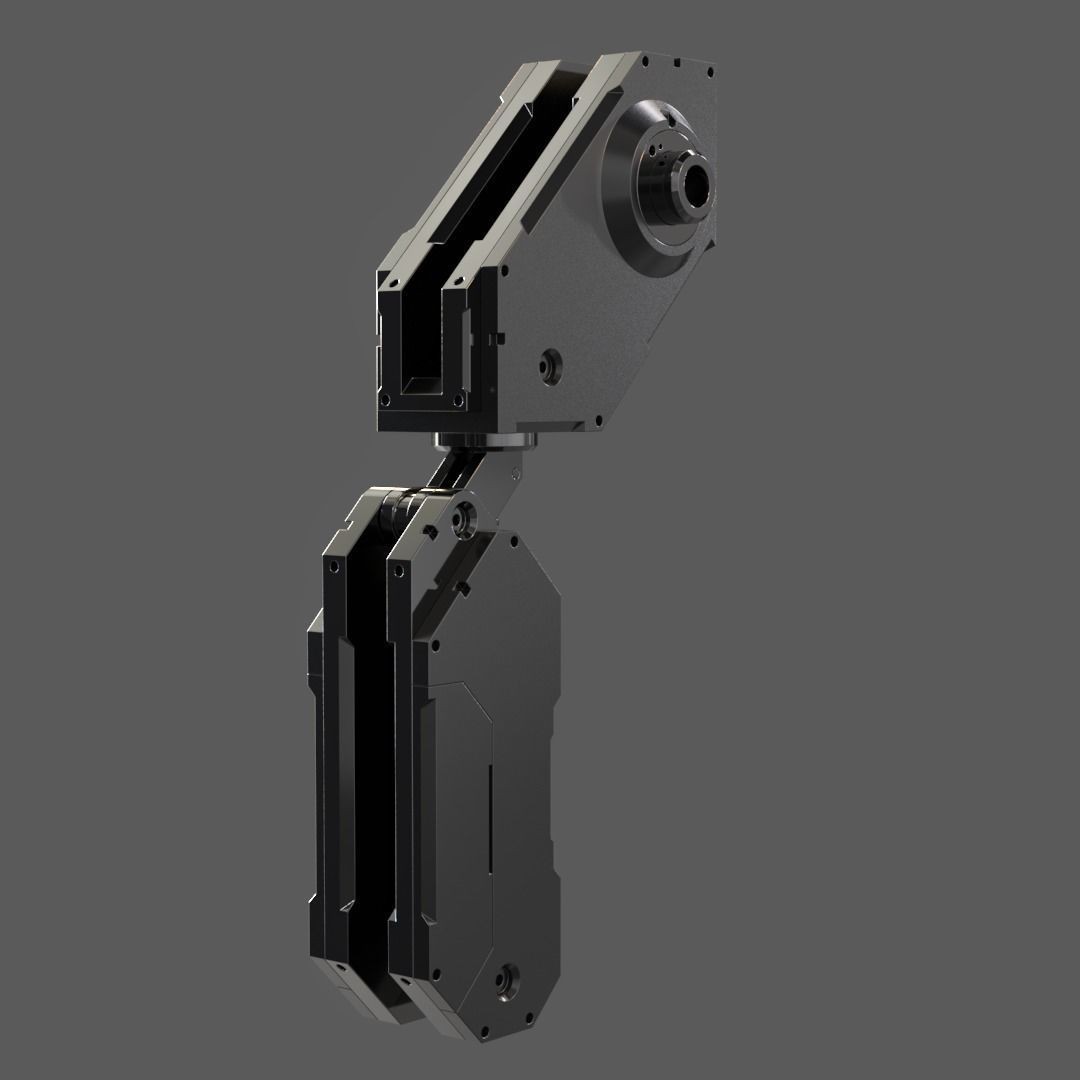 Mecha Details Kit-Bash 3D Model – Unique Mechanical Designs, OBJ & FBX - View 47