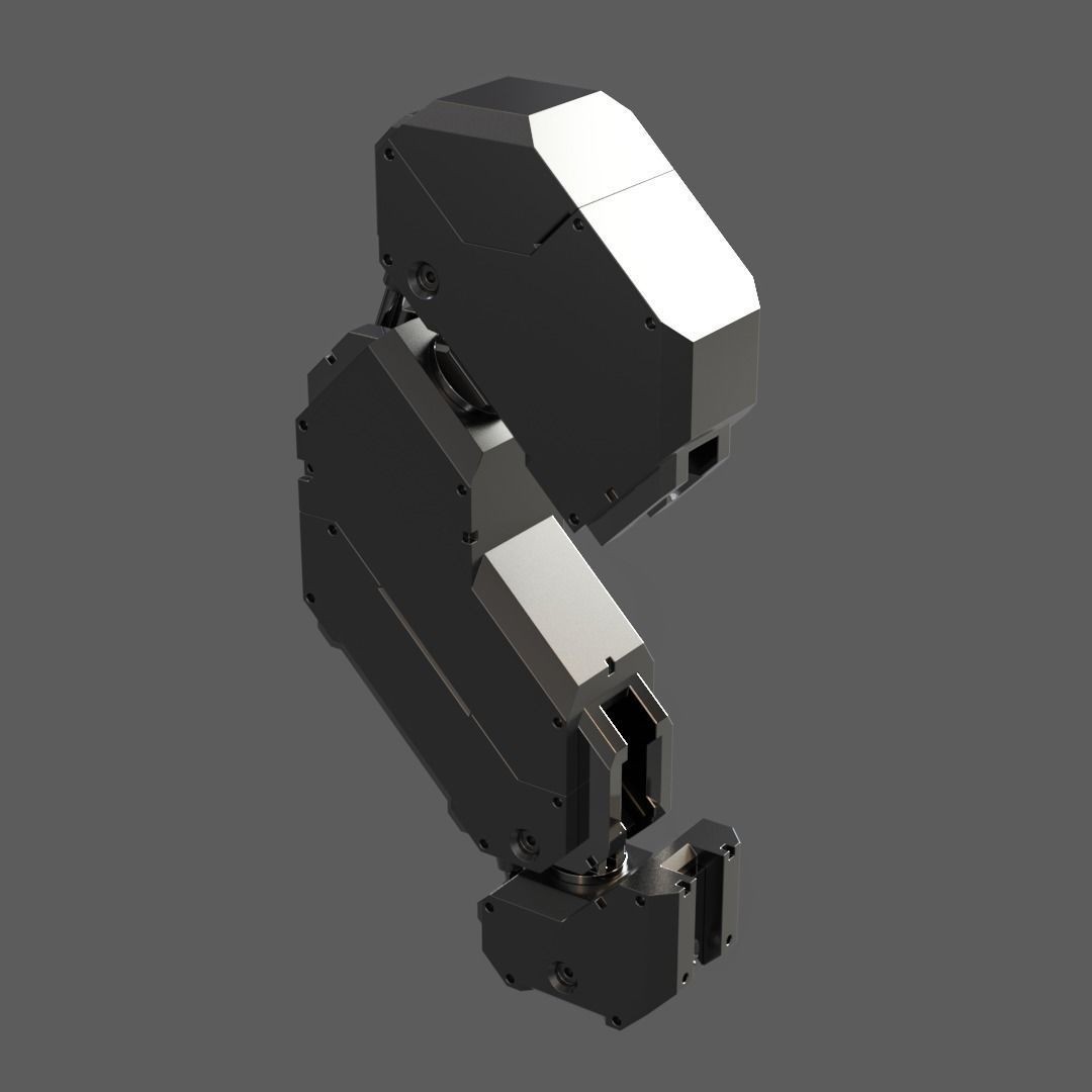 Mecha Details Kit-Bash 3D Model – Unique Mechanical Designs, OBJ & FBX - View 48