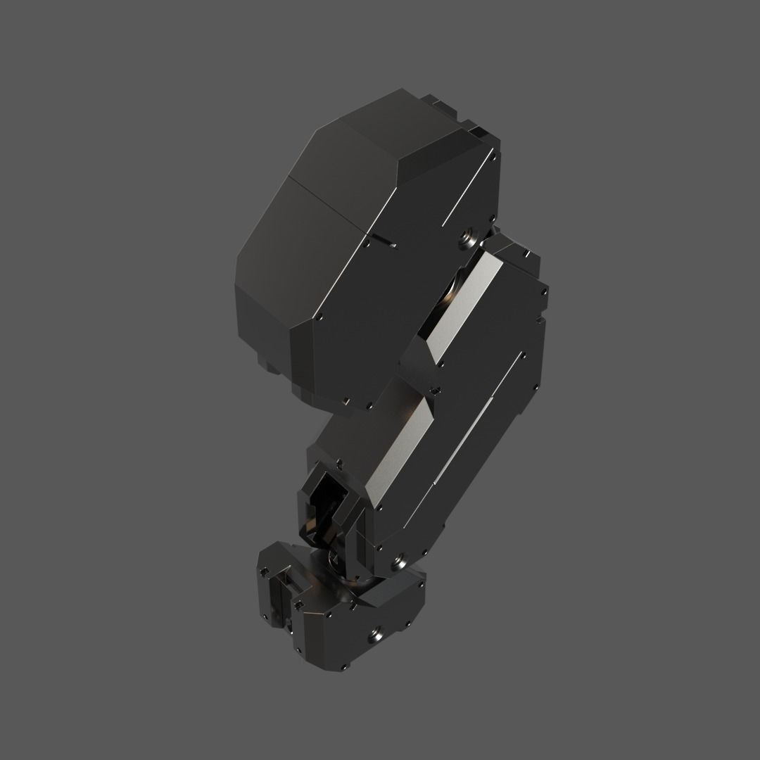 Mecha Details Kit-Bash 3D Model – Unique Mechanical Designs, OBJ & FBX - View 50