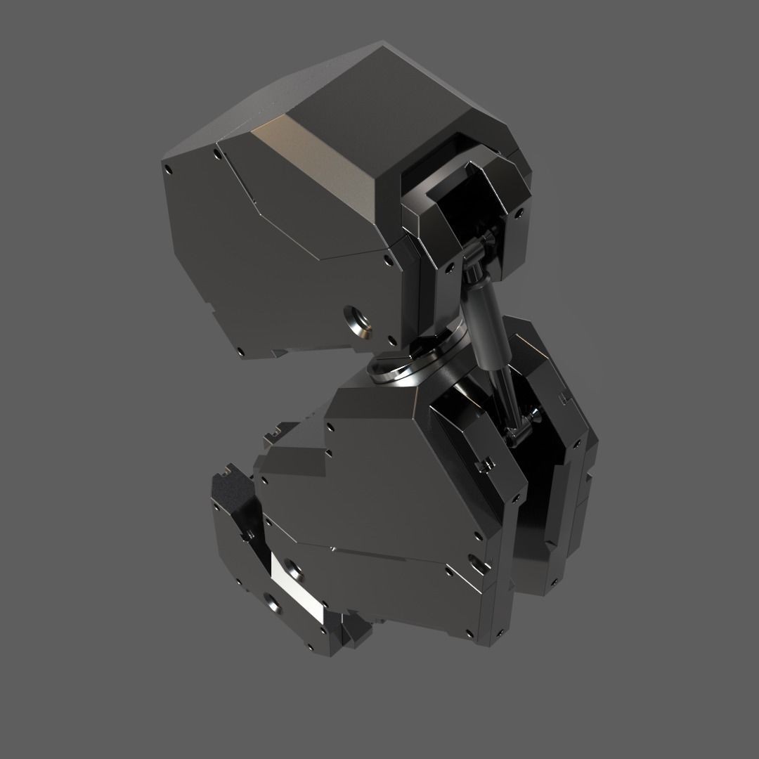 Mecha Details Kit-Bash 3D Model – Unique Mechanical Designs, OBJ & FBX - View 51