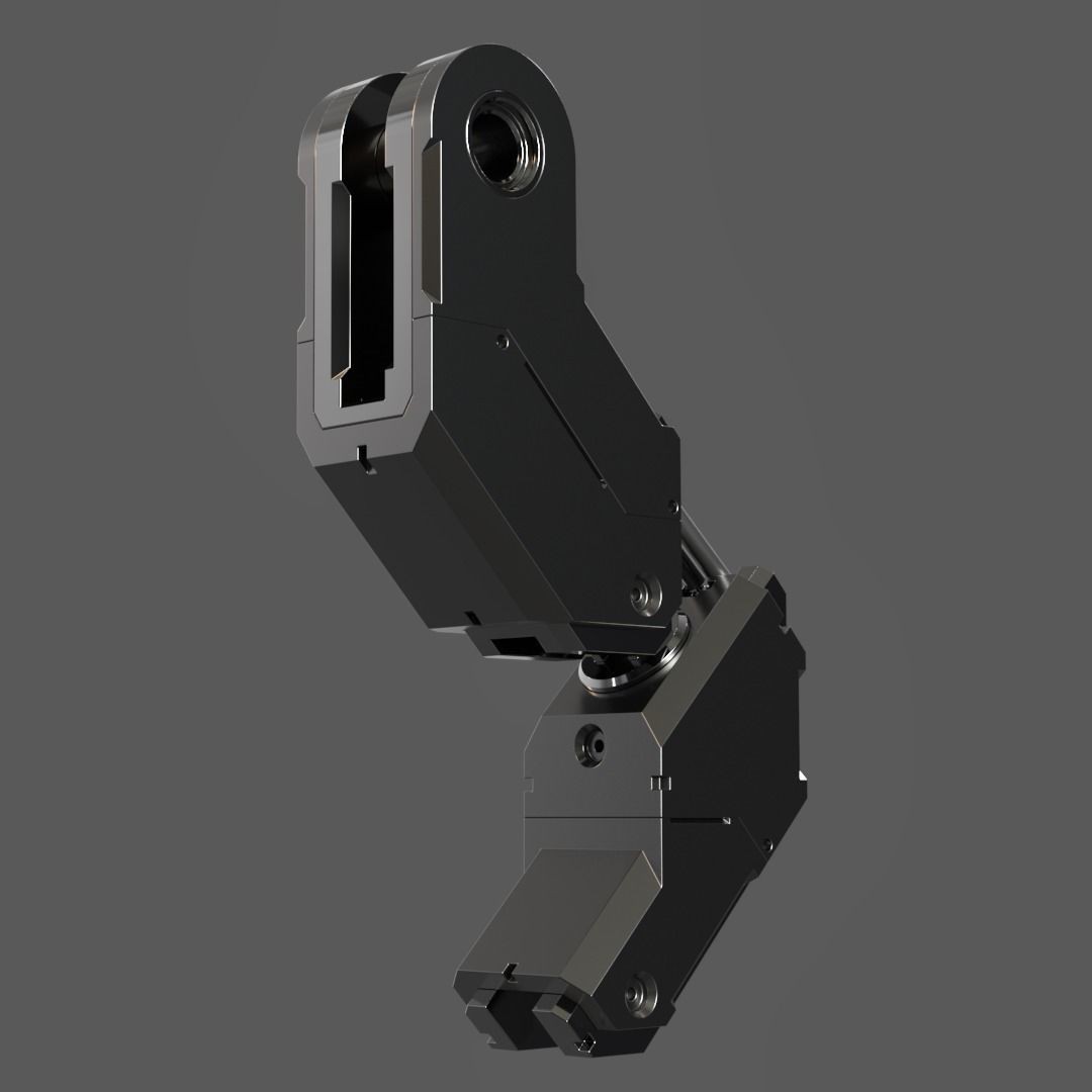 Mecha Details Kit-Bash 3D Model – Unique Mechanical Designs, OBJ & FBX - View 54