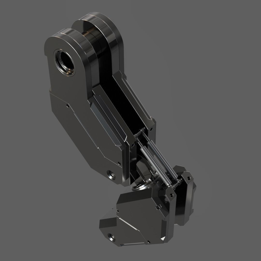 Mecha Details Kit-Bash 3D Model – Unique Mechanical Designs, OBJ & FBX - View 56