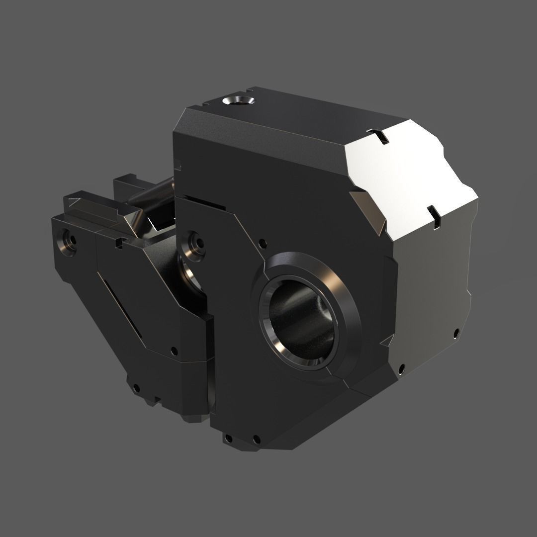 Mecha Details Kit-Bash 3D Model – Unique Mechanical Designs, OBJ & FBX - View 8