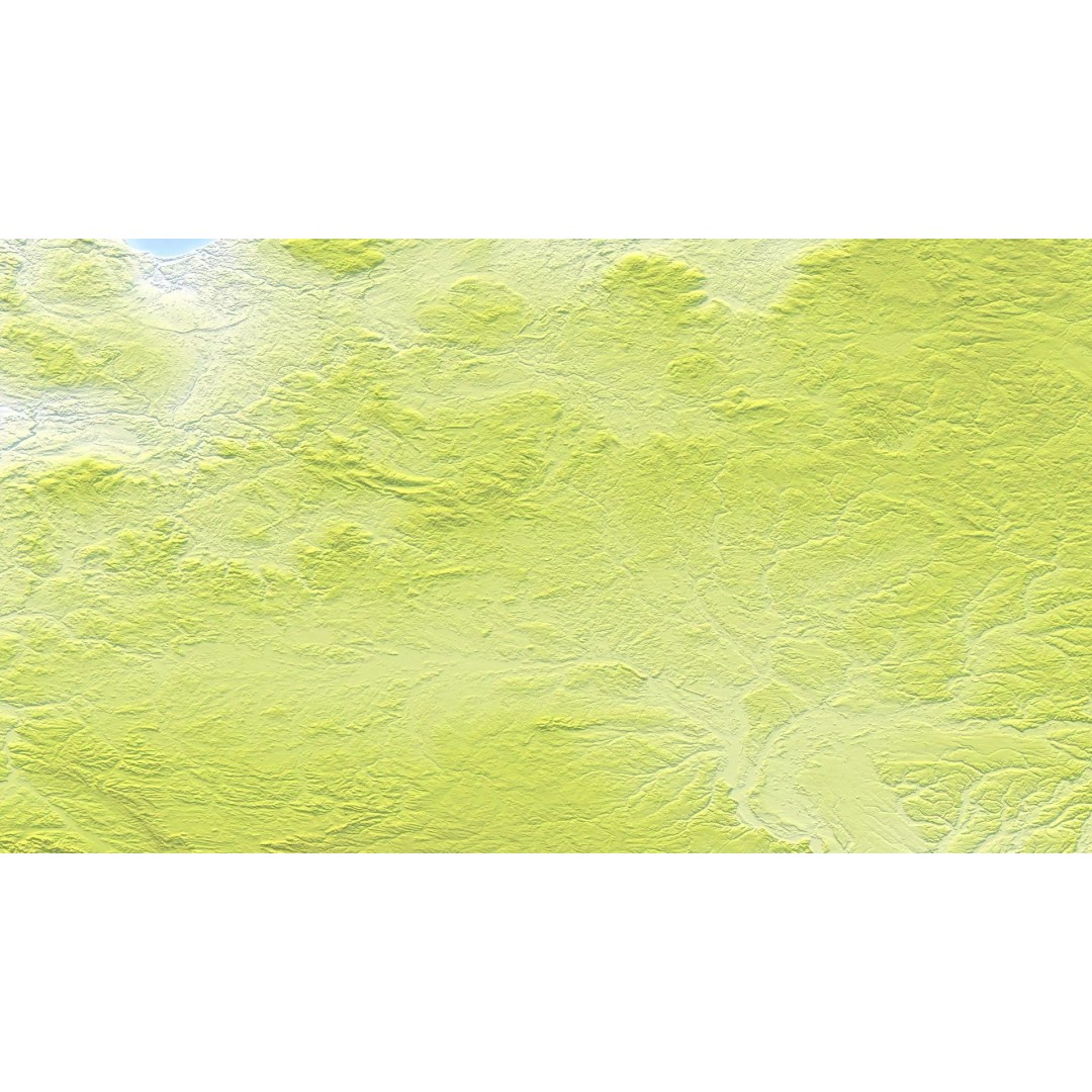 Belarus Map 3D Model – Realistic Satellite Terrain with PBR Textures - View 10