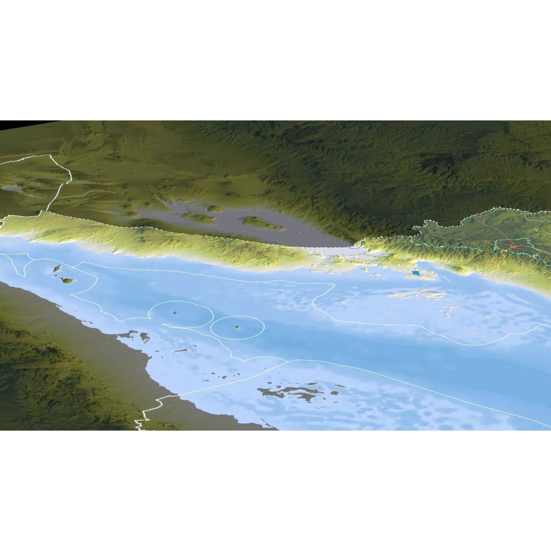 Eritrea Map 3D Model – Realistic Satellite Terrain, FBX & OBJ - View 17