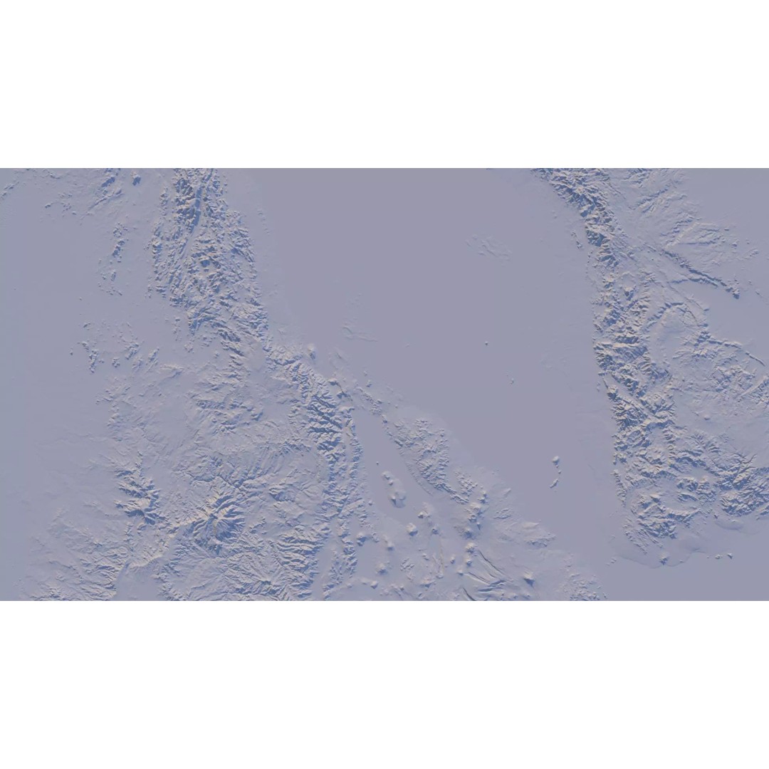 Eritrea Map 3D Model – Realistic Satellite Terrain, FBX & OBJ - View 21