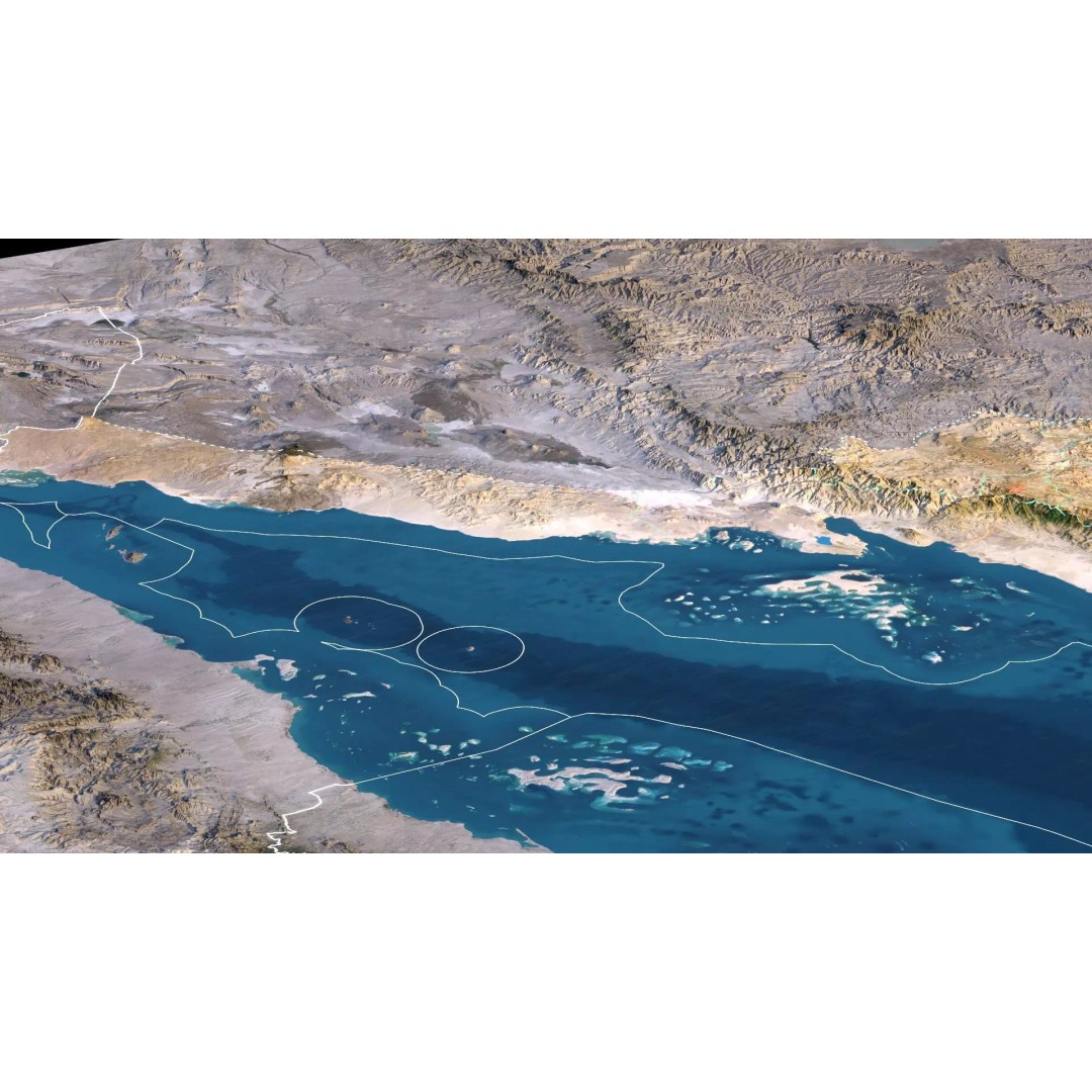 Eritrea Map 3D Model – Realistic Satellite Terrain, FBX & OBJ - View 8