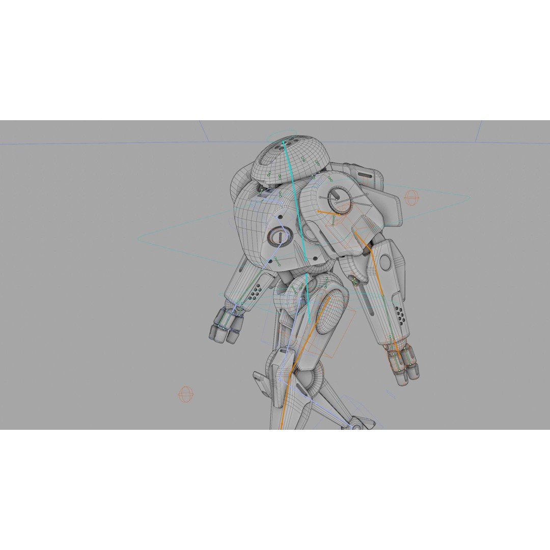 ANDROID IKAROUS 3D Model – Rigged Sci-Fi Character for Unity & Unreal Engine