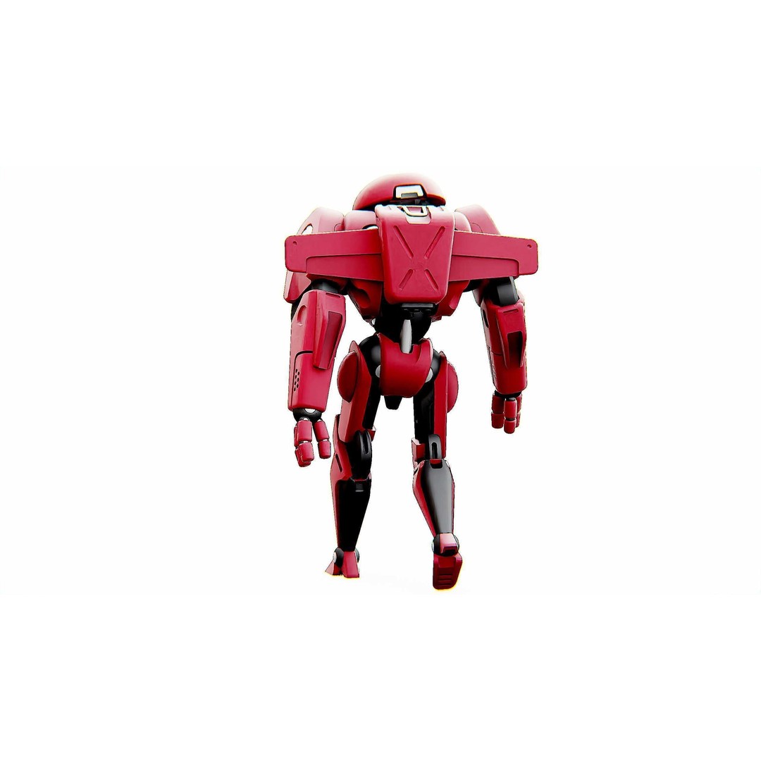 ANDROID IKAROUS 3D Model – Rigged Sci-Fi Character for Unity & Unreal Engine - View 10