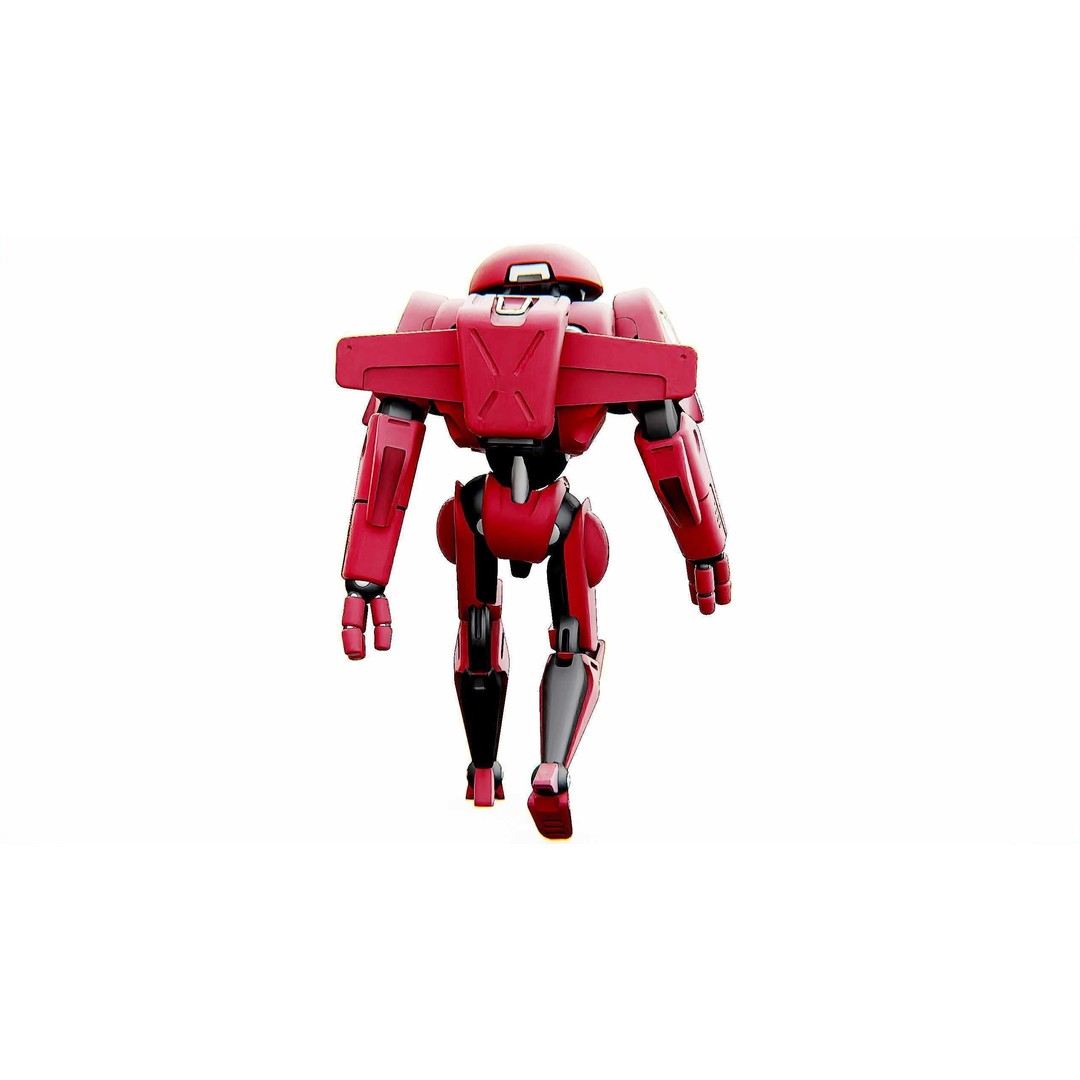 ANDROID IKAROUS 3D Model – Rigged Sci-Fi Character for Unity & Unreal Engine - View 11