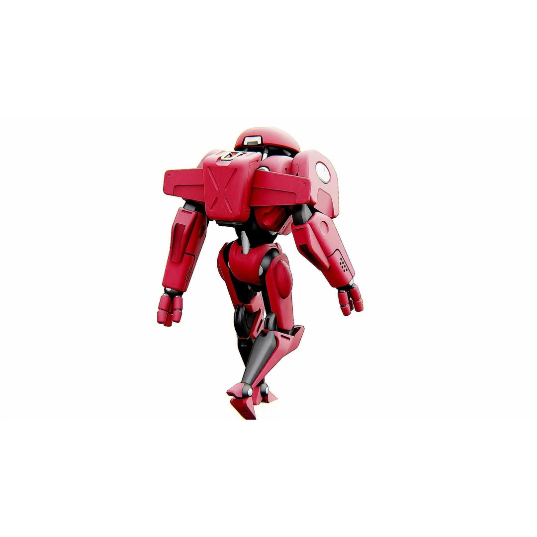 ANDROID IKAROUS 3D Model – Rigged Sci-Fi Character for Unity & Unreal Engine - View 12